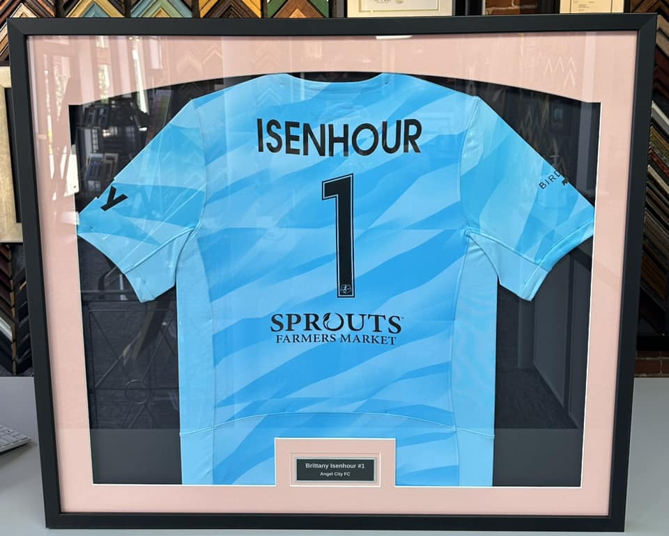 Custom Framed Brittany Isenhour Jerseys