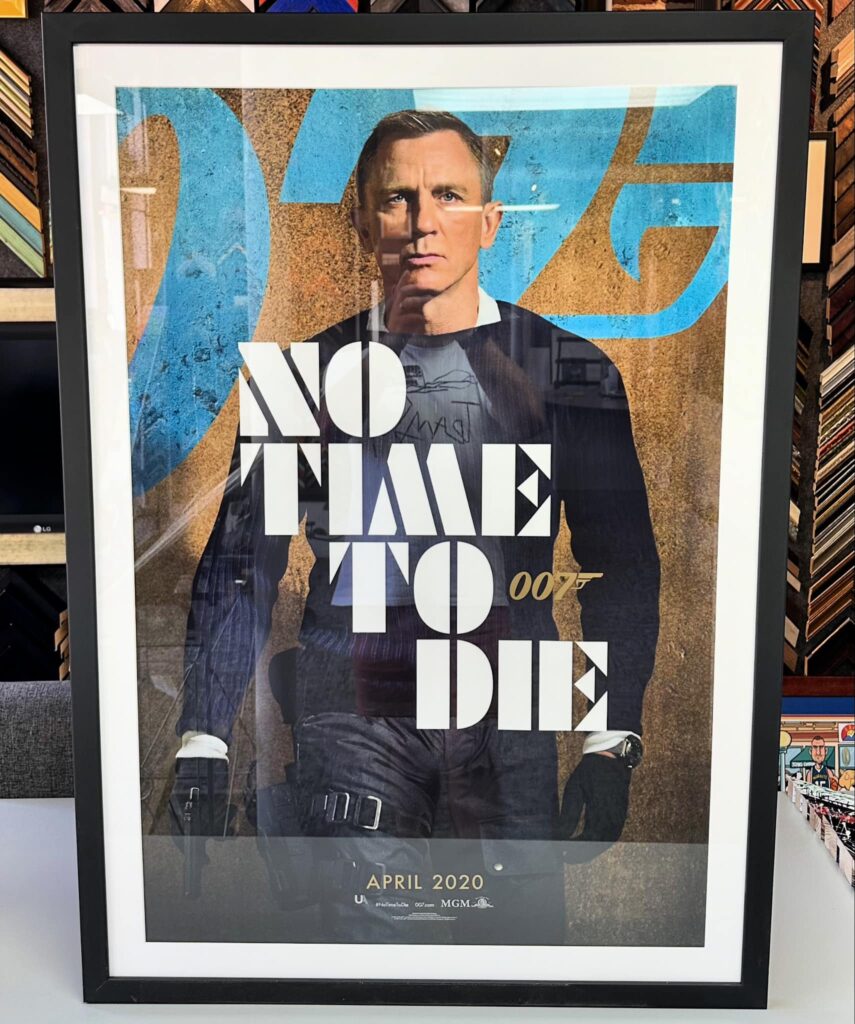 'No Time To Die' Custom Framed Poster 