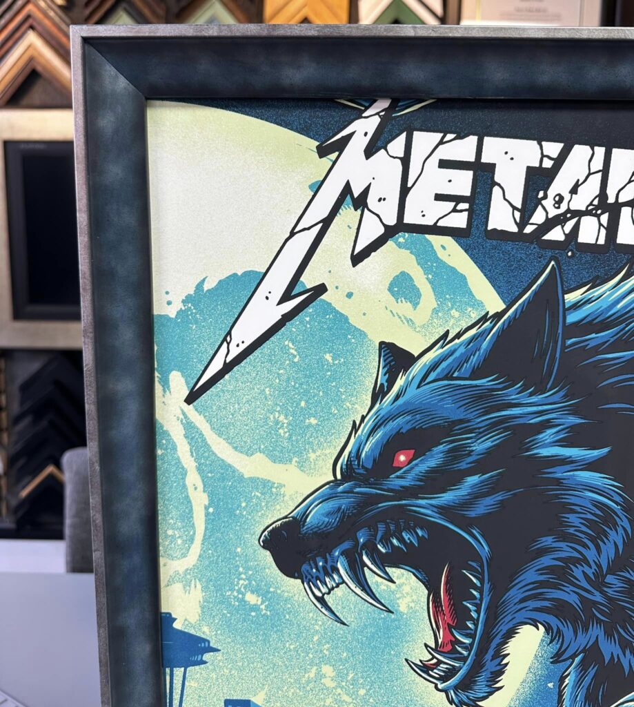 Custom Framed Metallica | Seattle WA Posters