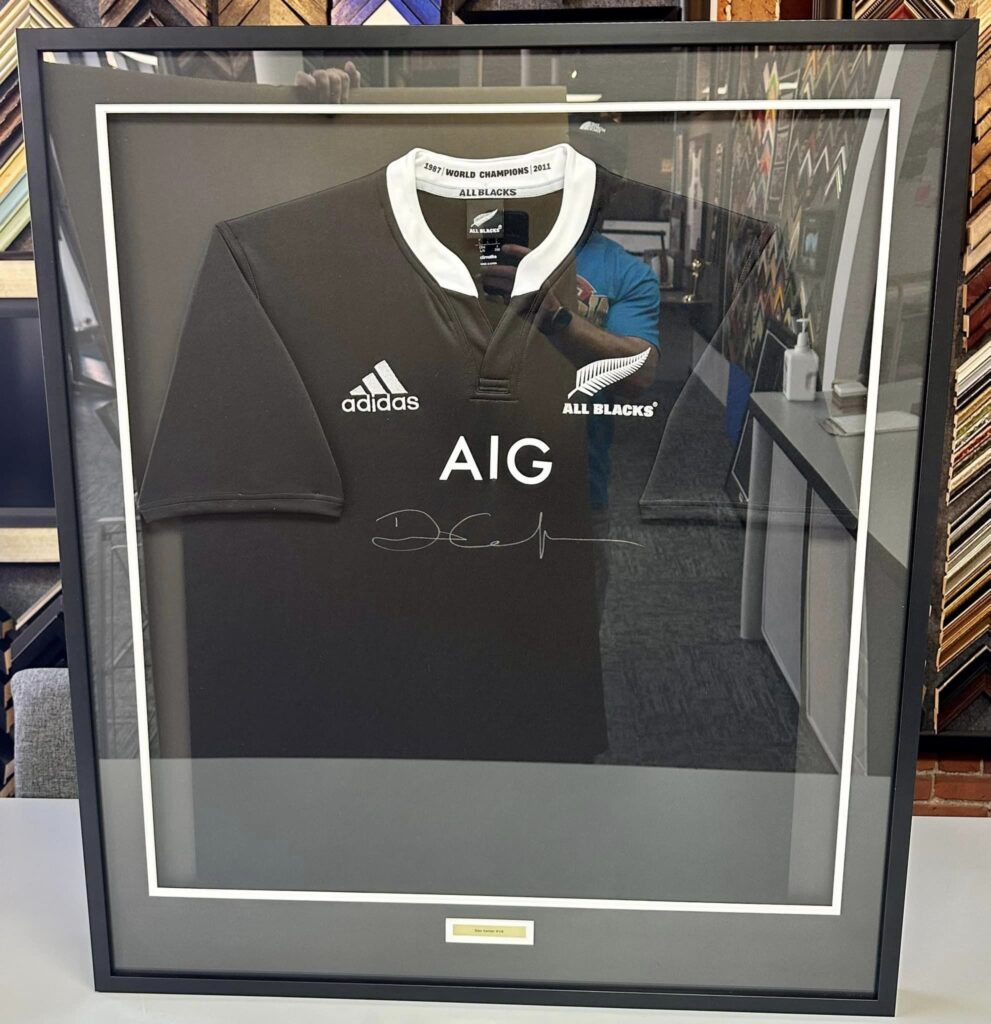 All Blacks Rugby Jersey Framing Denver 