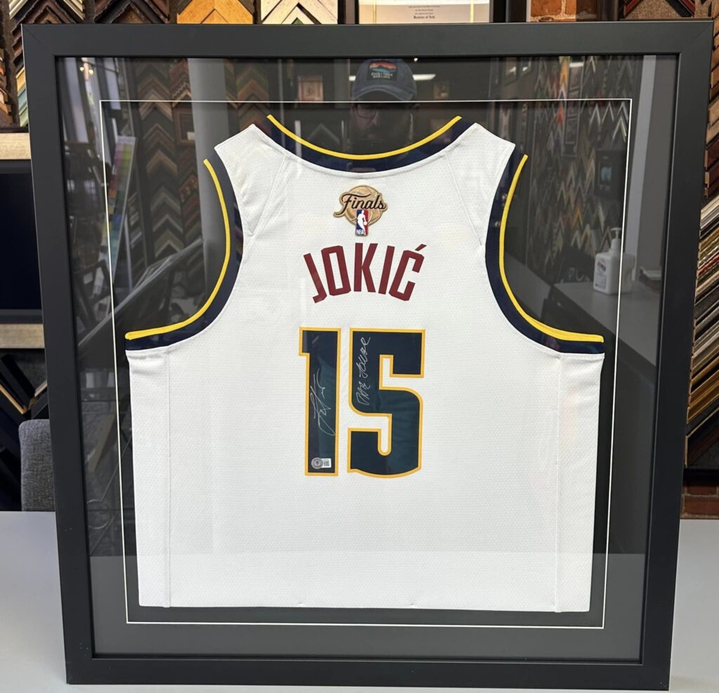 Custom Jersey Framing Denver 