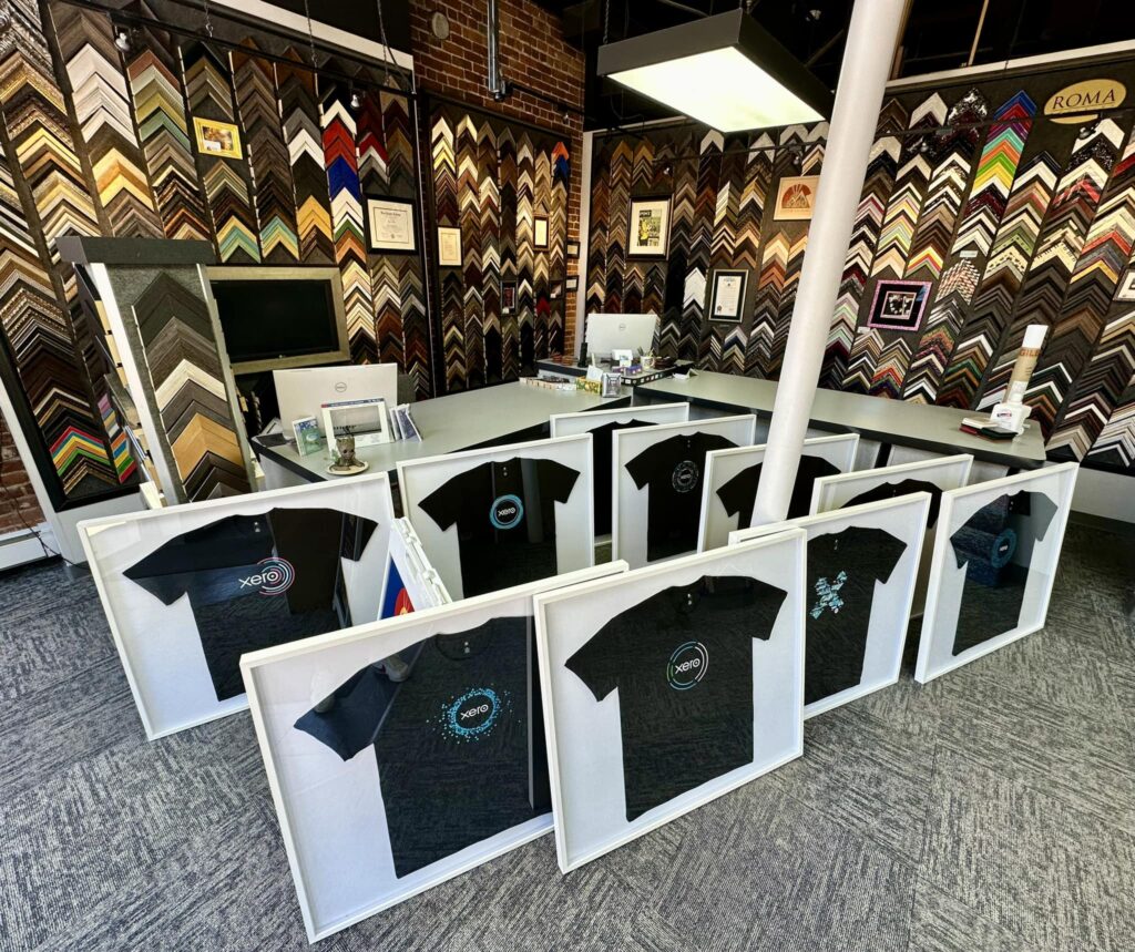 Custom Framed Shirts for Xero