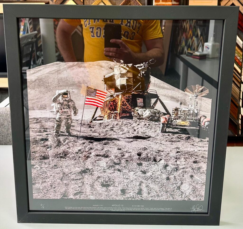 Custom Framed Apollo 15 Photograph