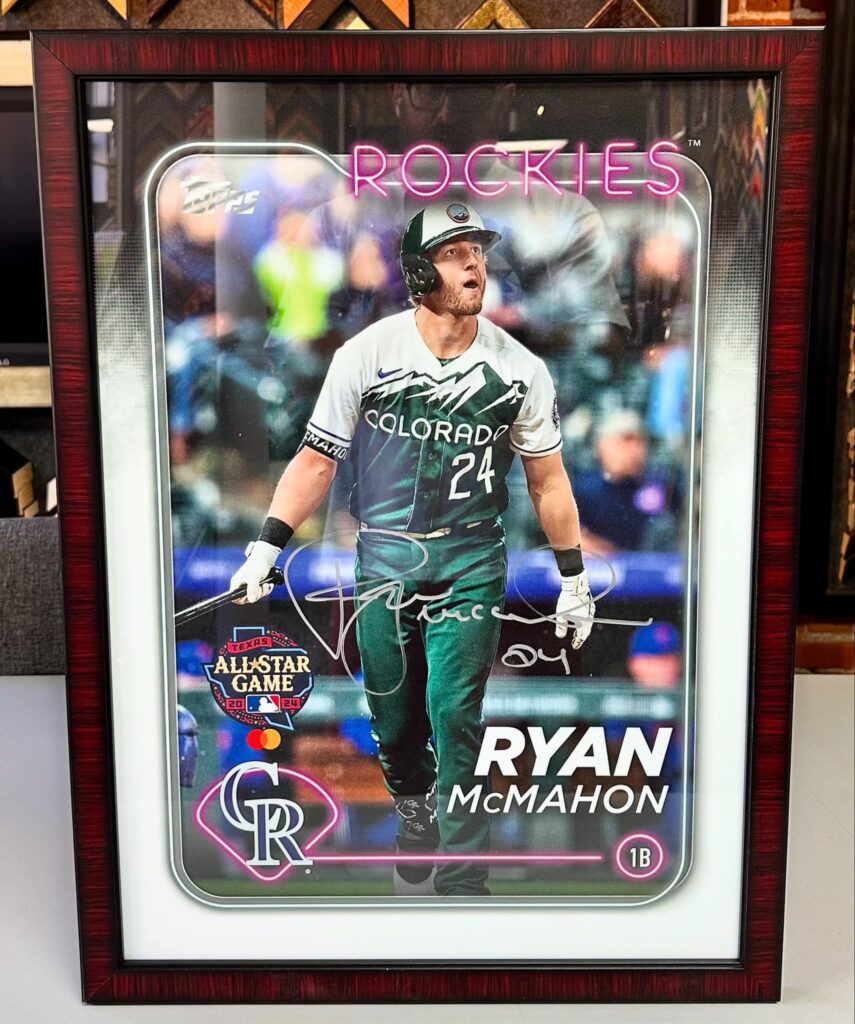 Ryan McMahon All Star Game 2024 Framed Print