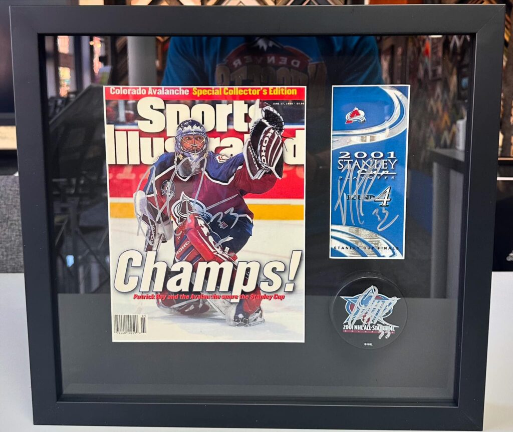 Avalanche Stanley Cup Shadowbox Frame 