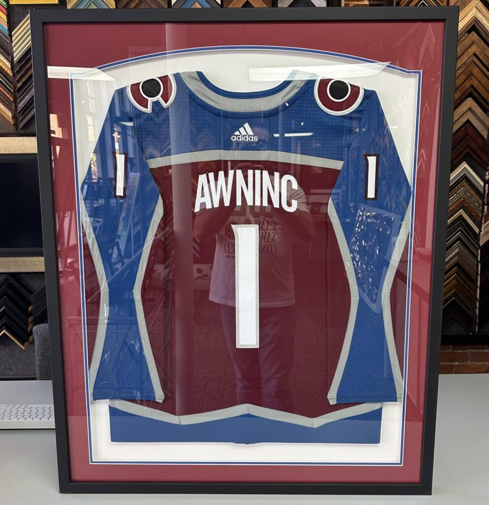 Custom Framed Avalanche Jerseys 