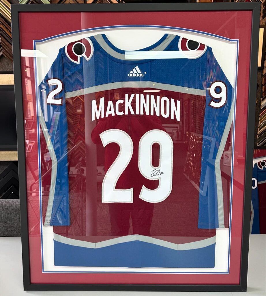 Custom Framed Avalanche Jerseys 