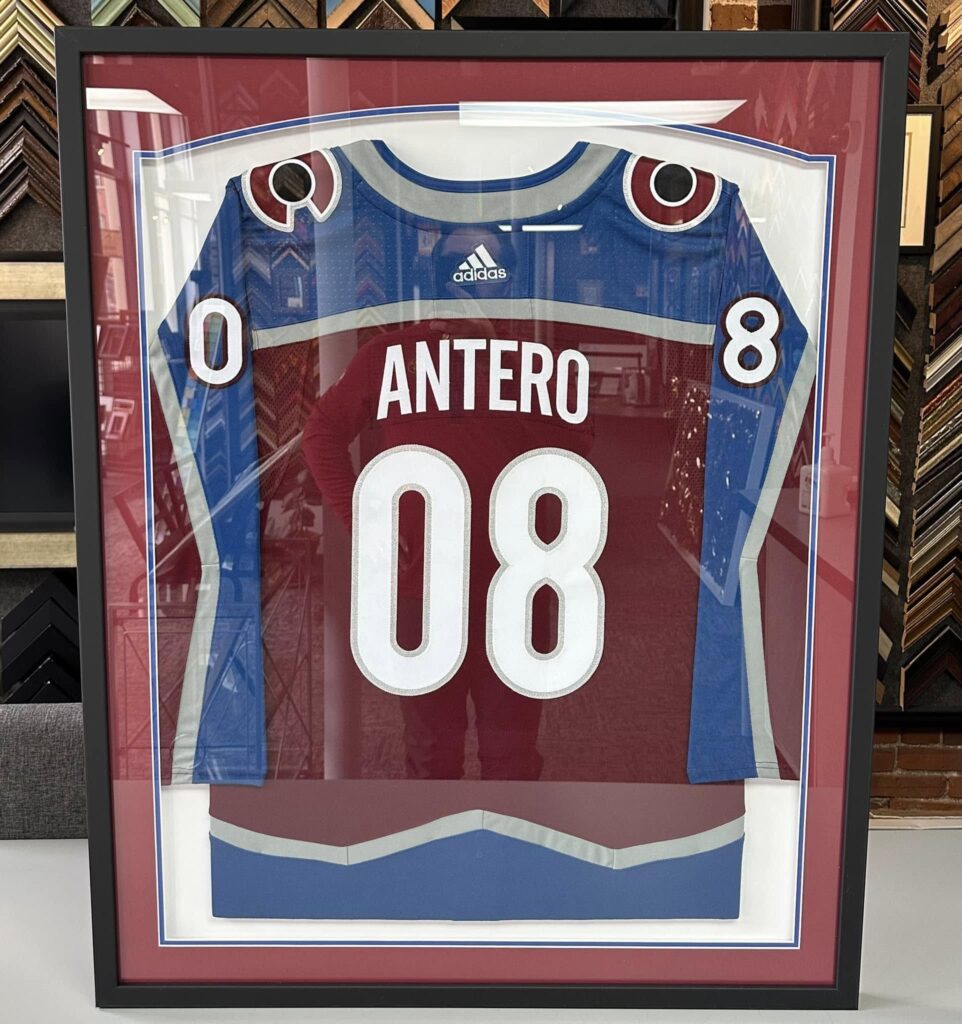 Custom Framed Avalanche Jerseys 