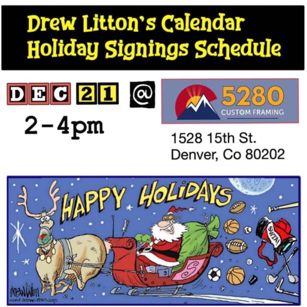 Drew Litton Calendar Signing is TODAY!