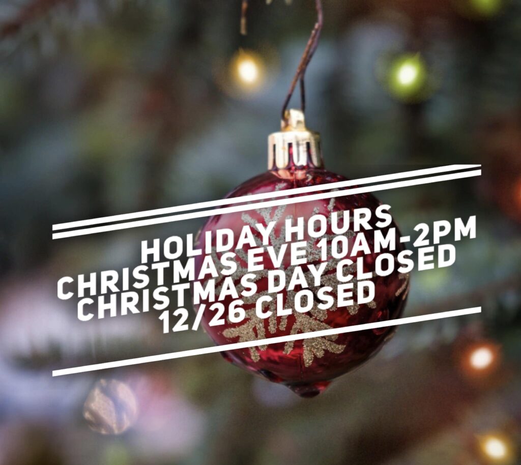 Holiday Hours 