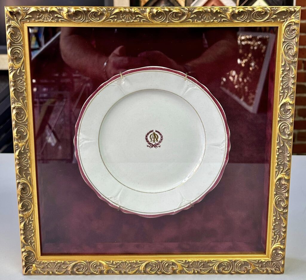 Custom Framed Plates for Alpha Phi!