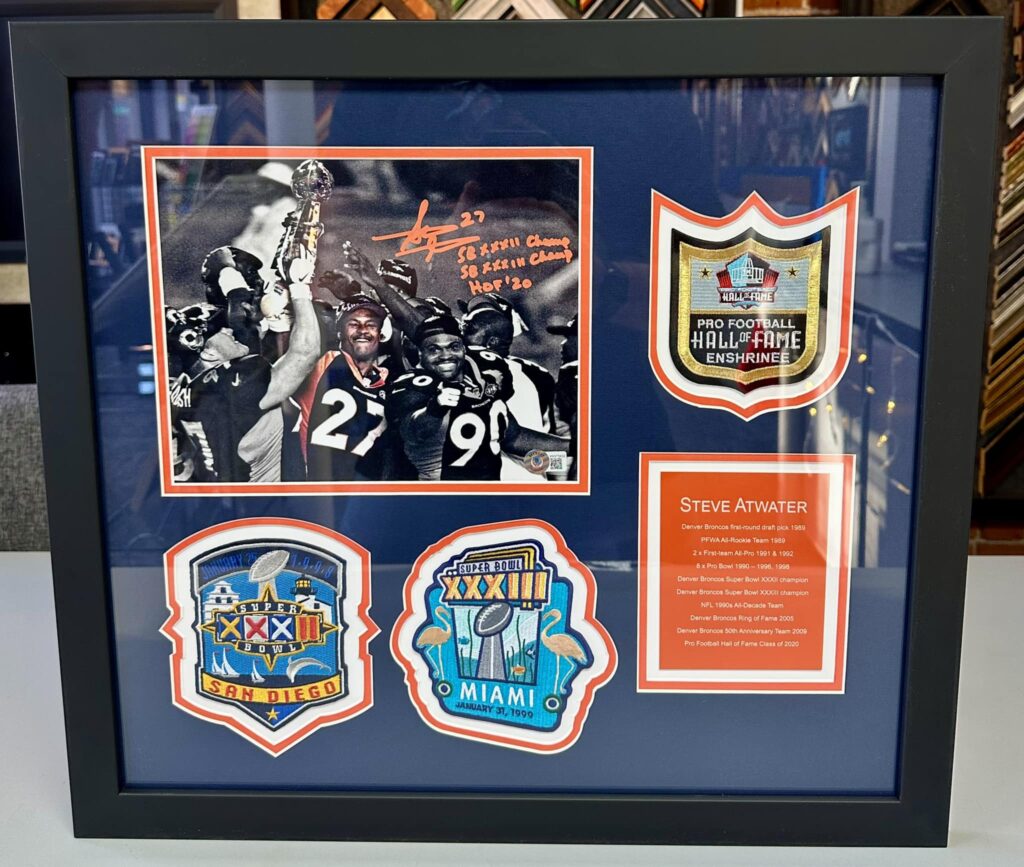 Steve Atwater Denver Broncos Frame 