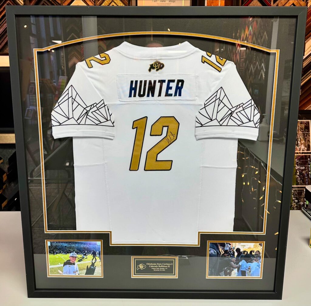 Travis Hunter CU Buffs Framed Jersey