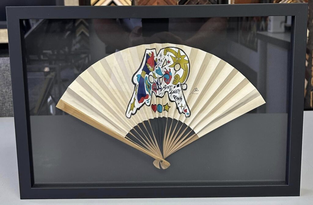 Custom Framed Japanese Fans Shadowboxes