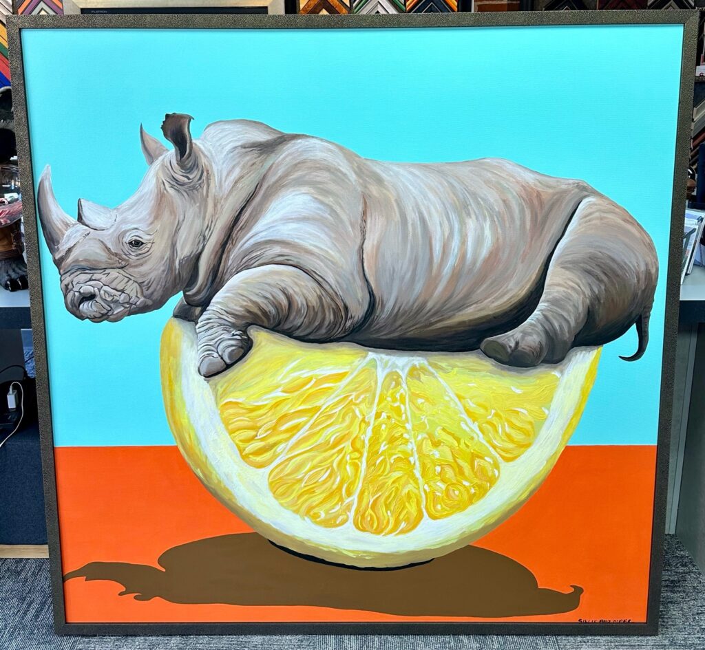 'Lemon Rhino' by Gillie & Marc 