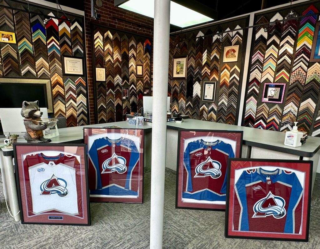 Colorado Avalanche Jersey Framing Denver 