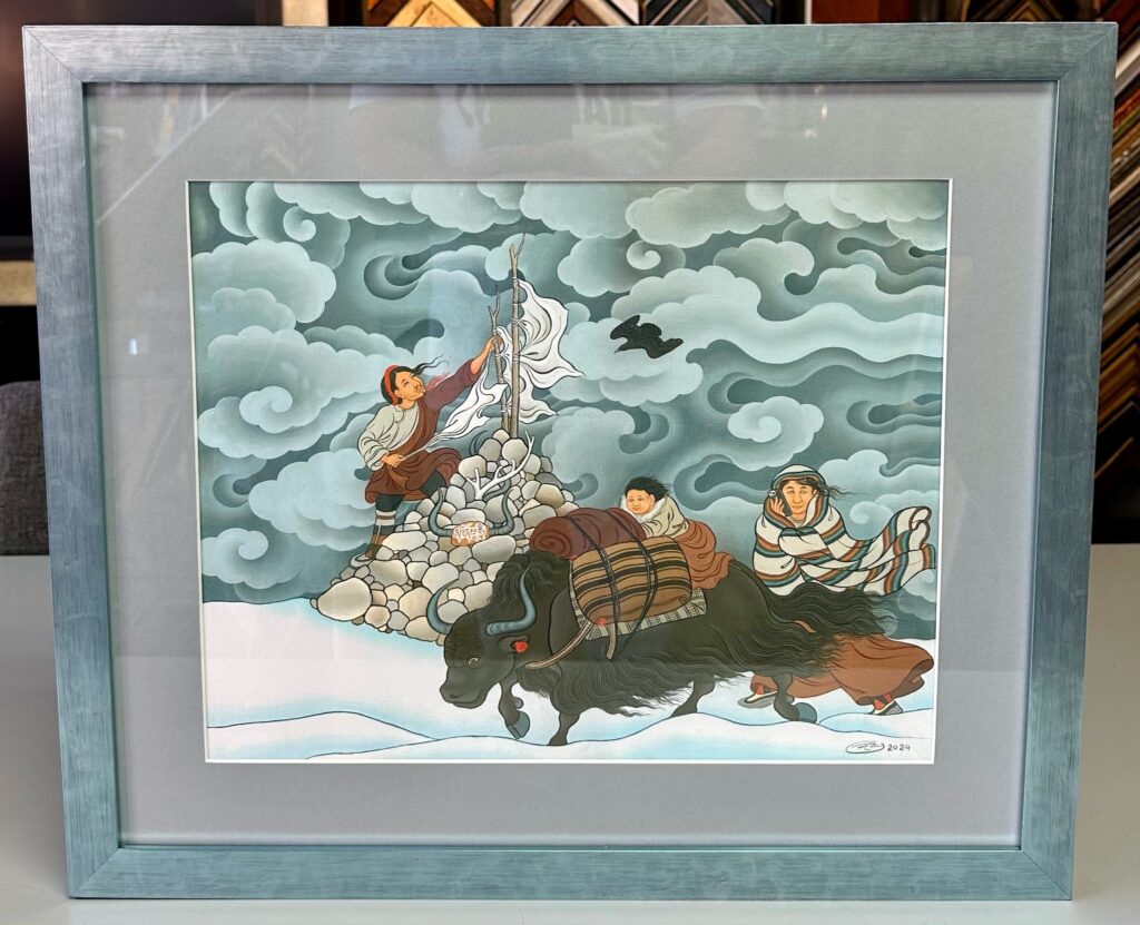 Custom Framed Nepalese Artwork 