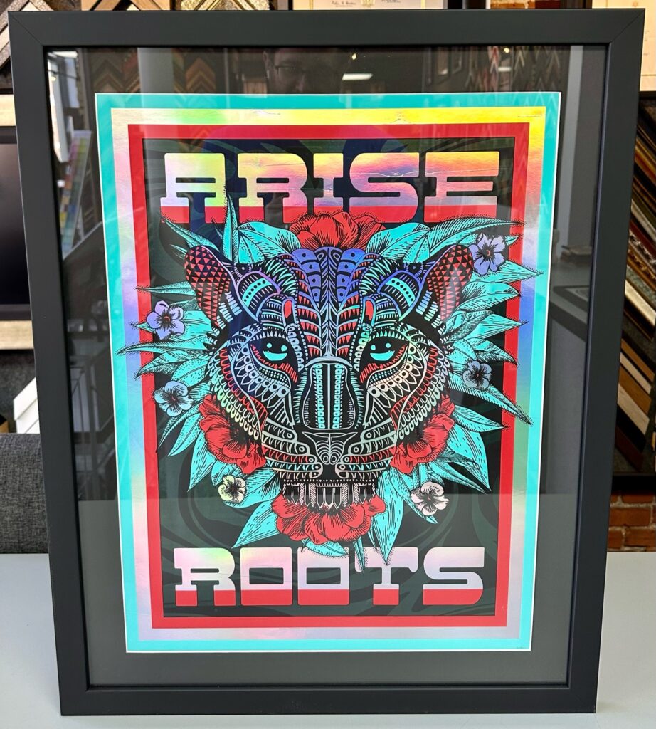 Custom Concert Poster Framing Denver 