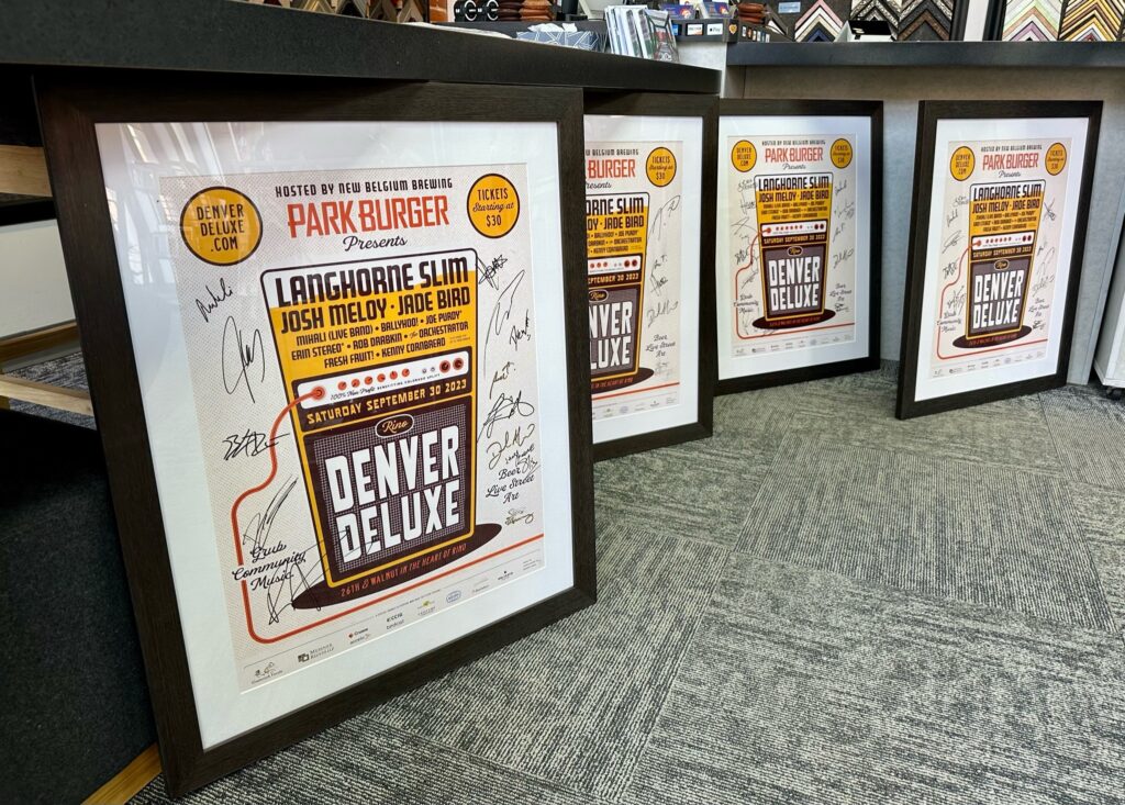 Custom Framed Denver Deluxe Prints