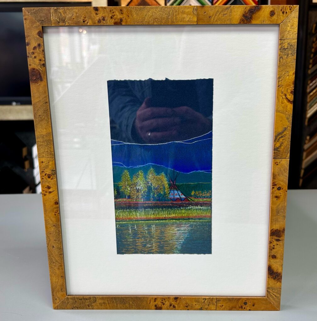 Custom Framed Native American Art 
