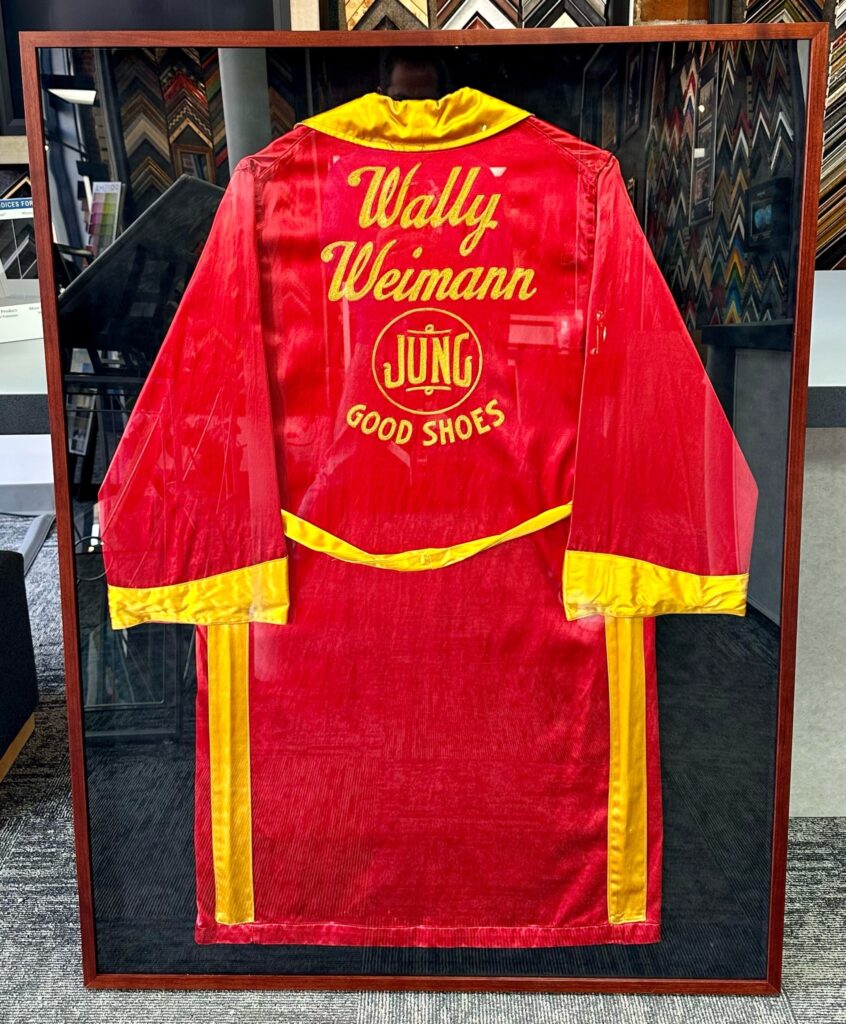 Custom Framed Boxing Robe Shadowbox 