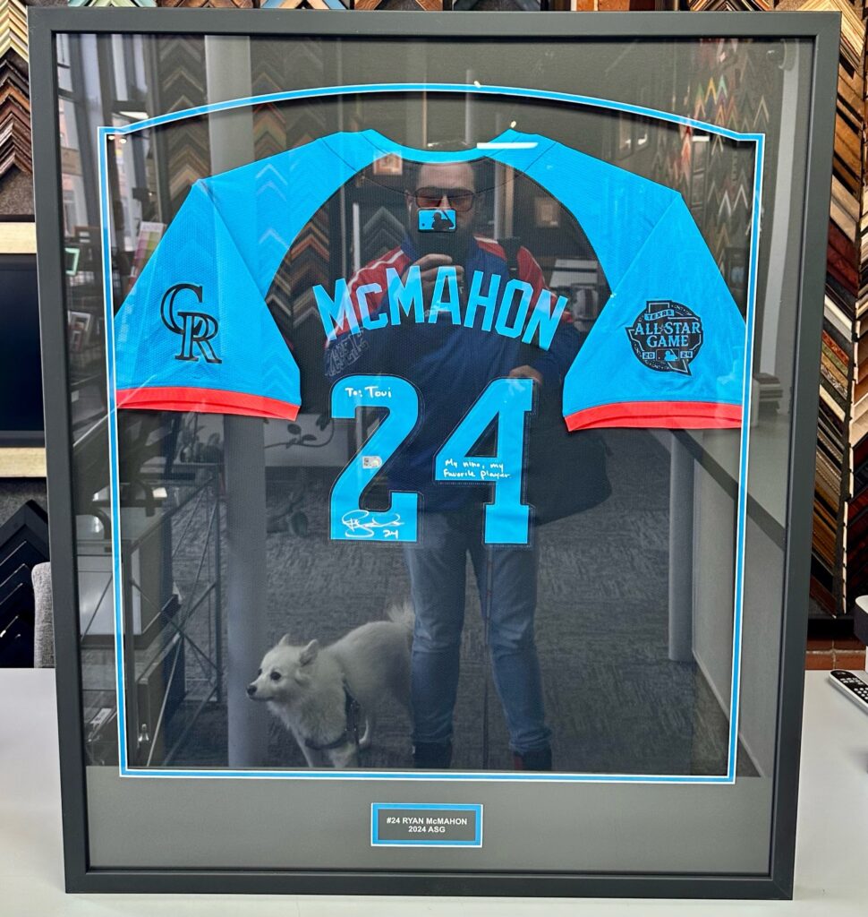 Charlie Blackmon & Ryan McMahon Framed Jerseys