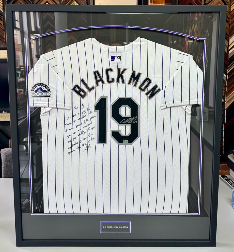 Charlie Blackmon & Ryan McMahon Framed Jerseys