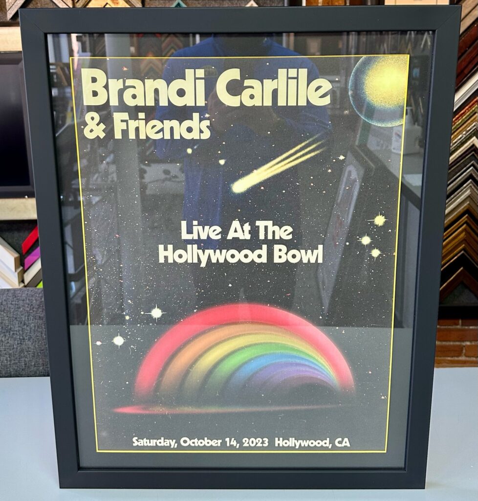 Custom Concert Poster Framing Denver 