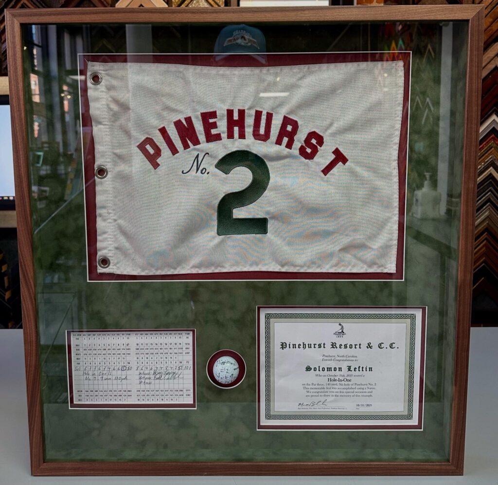 Pinehurst Resort Hole-In-One Shadowbox 