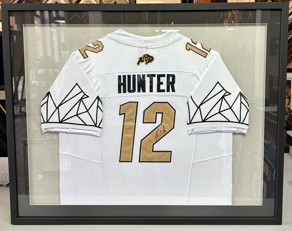 Travis Hunter & Shedeur Sanders Framed Jerseys
