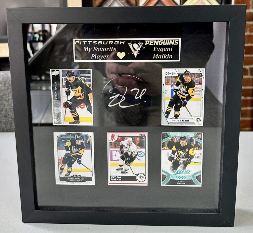 Custom Framed Hockey Shadowbox 