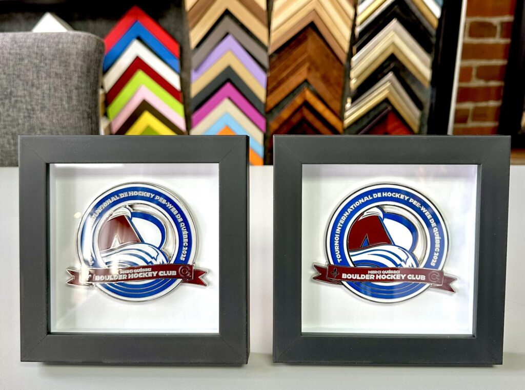 Custom Framed Medallions Boulder Hockey Club