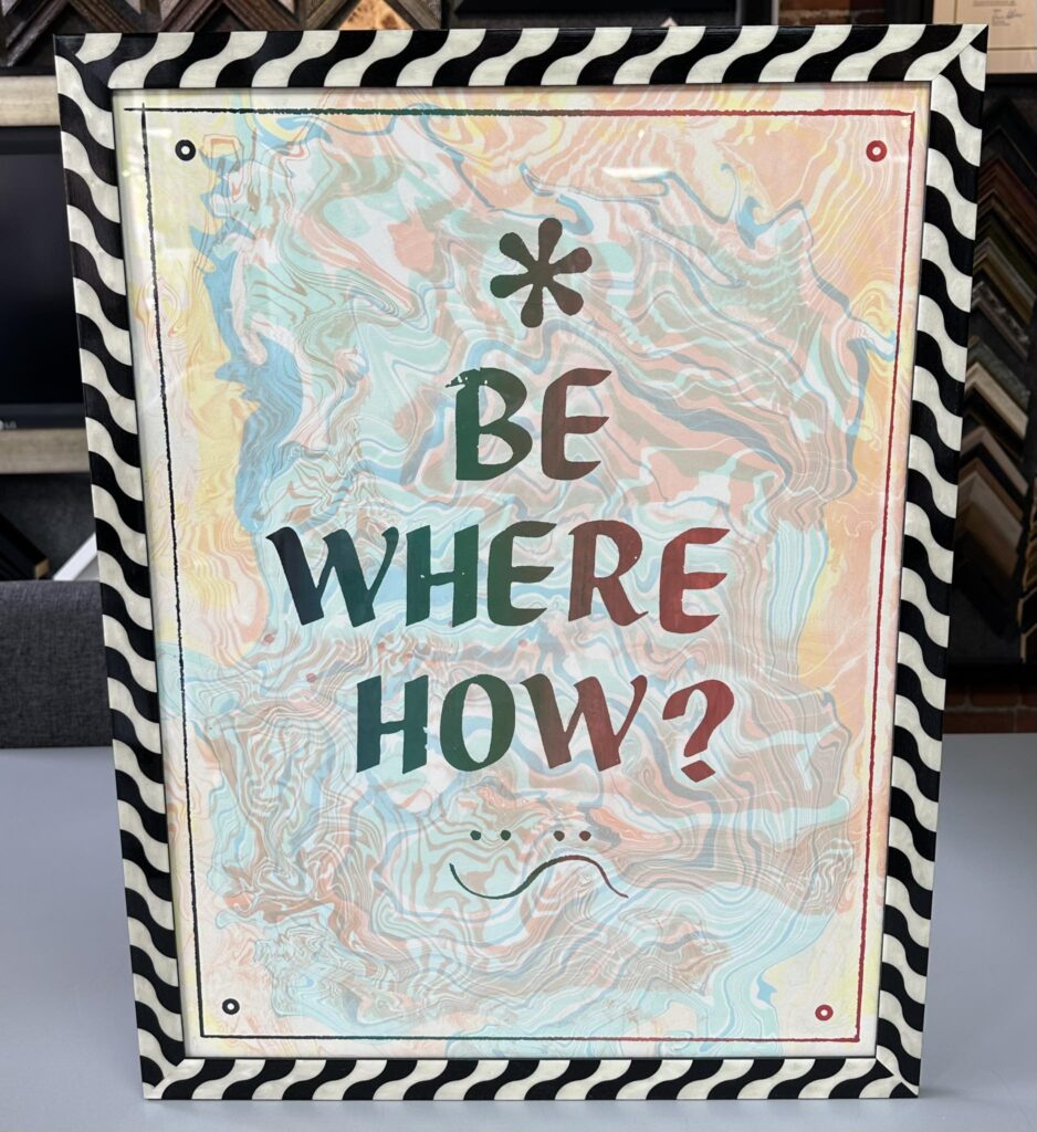 'Be Where How?' by Robbie Simon 