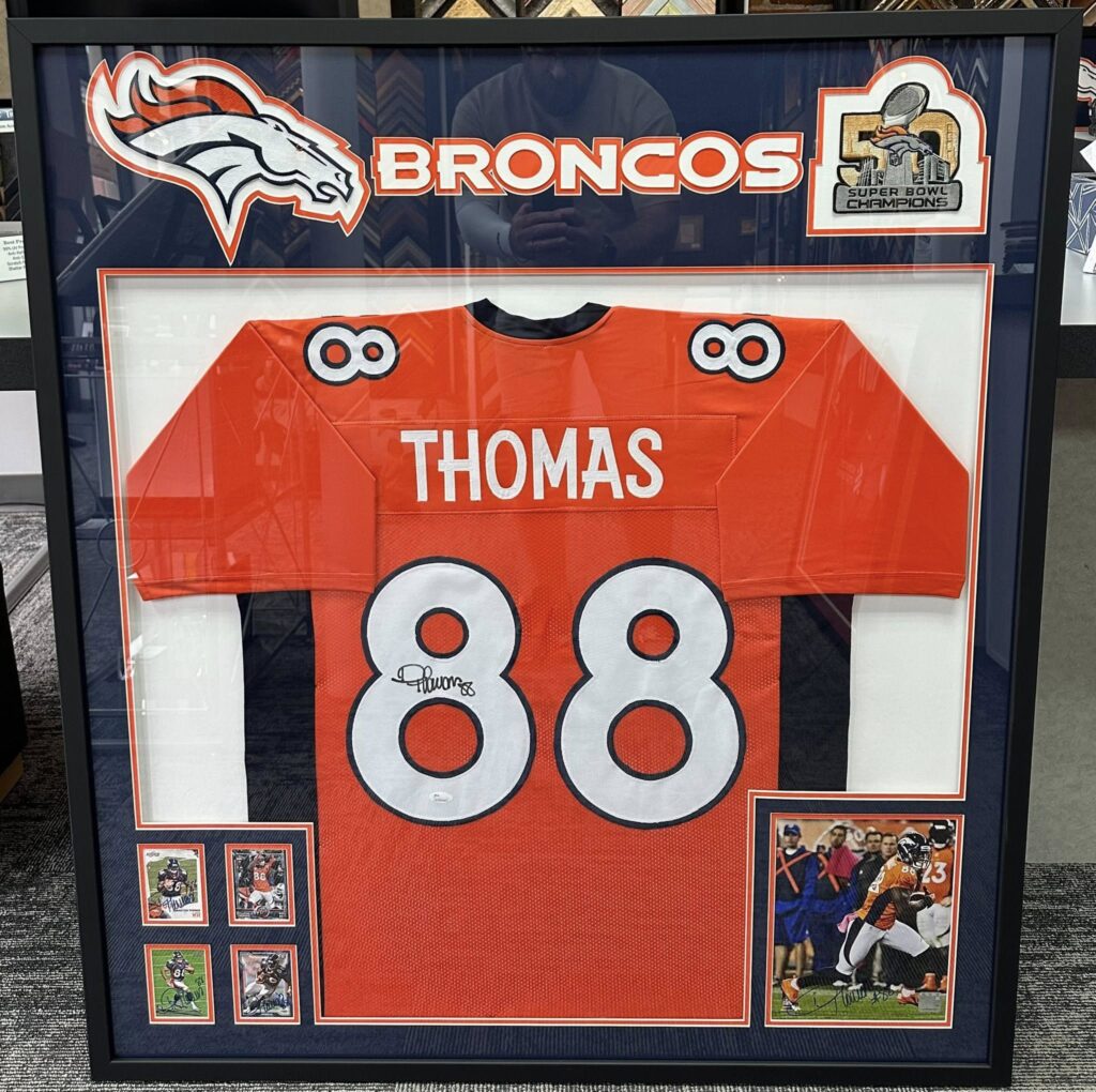Denver Broncos Jersey Framing Denver 