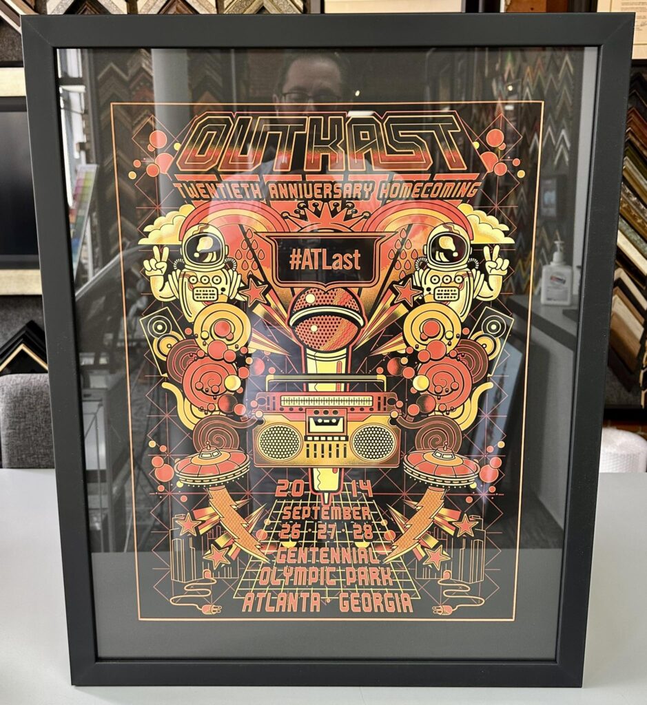 Custom Framed Outkast Concert Poster 