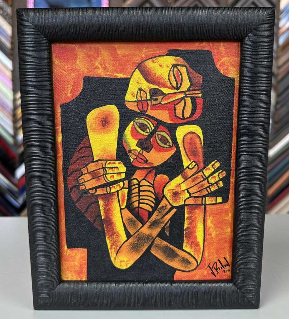 Custom Framed Painting on Canvas 