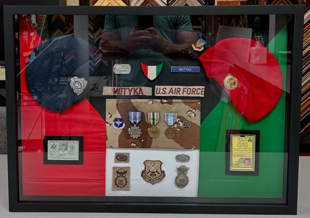 Custom Framed Military Shadowbox 