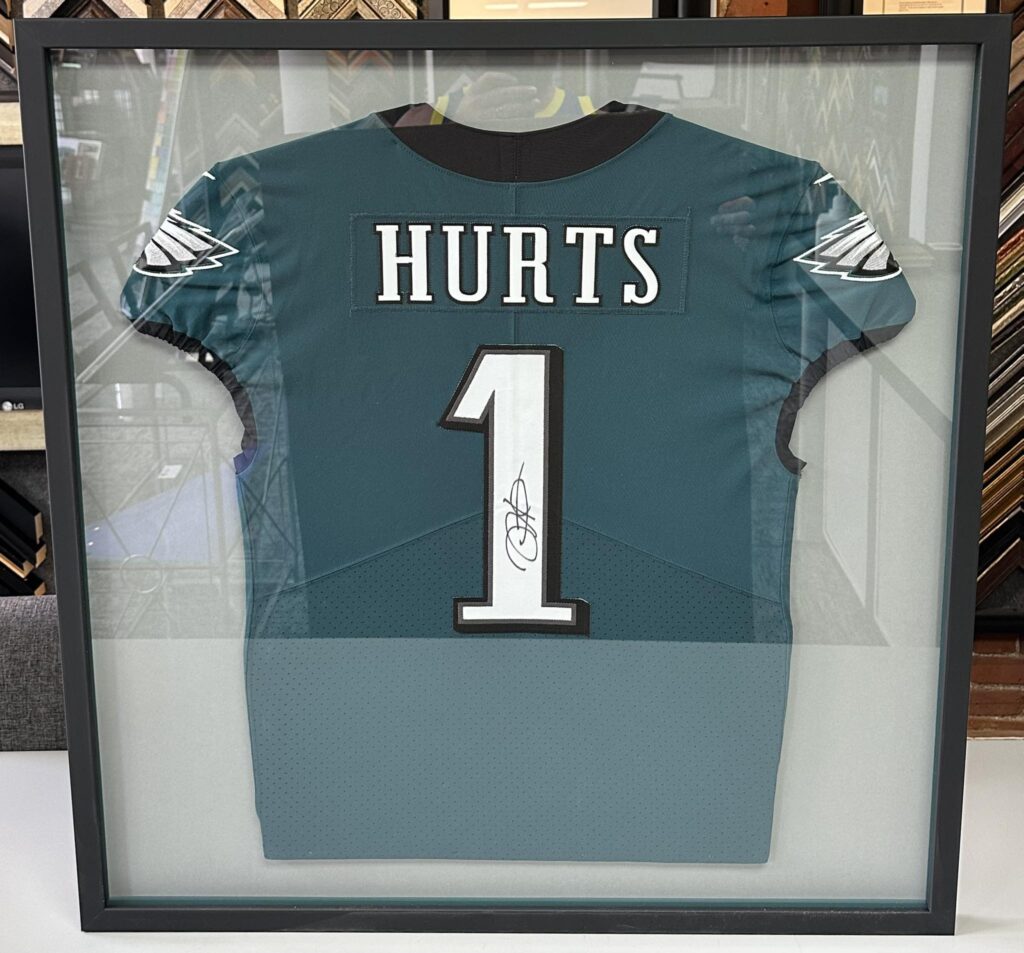 Custom Framed Jalen Hurts Eagles Jersey 