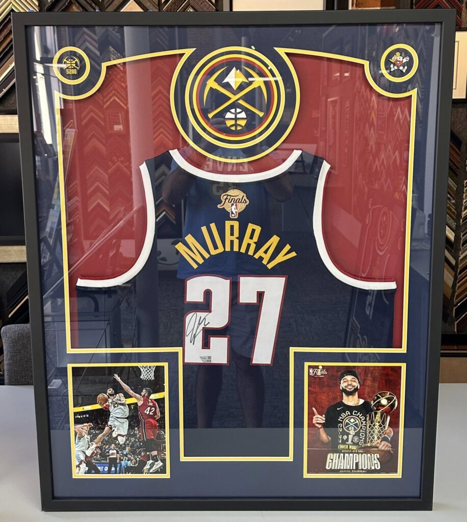 Framed Nikola Jokic & Jamal Murray Jerseys