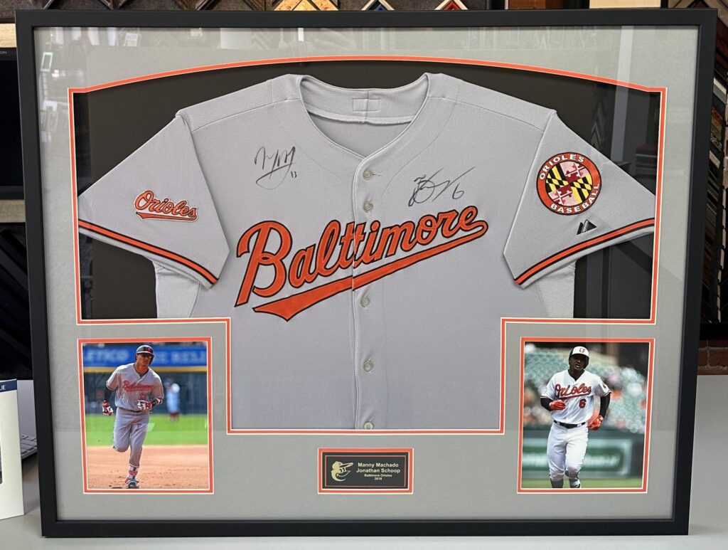 Custom Framed Baltimore Orioles Jersey