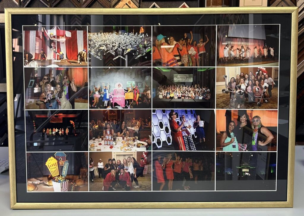 Alpha Phi | Custom Picture Framing Denver 