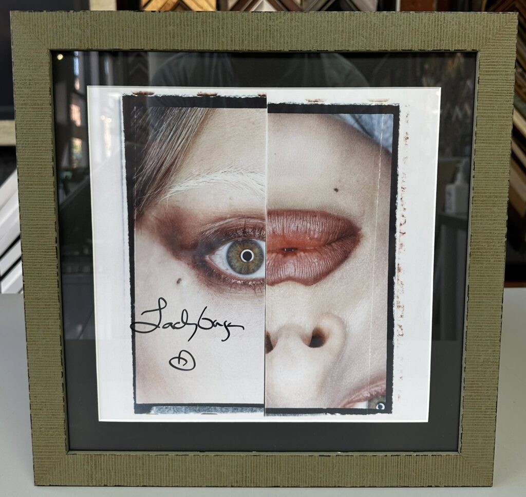 Custom Framed Lady Gaga Signed Photos 
