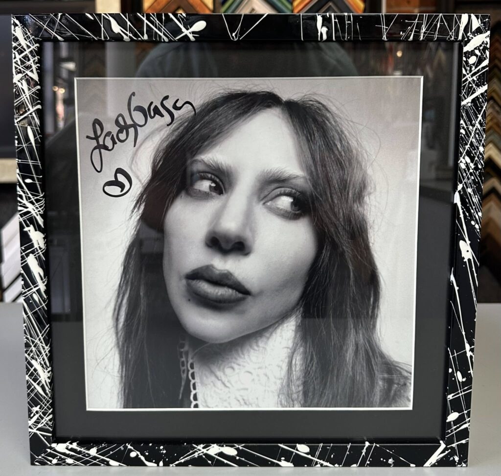 Custom Framed Lady Gaga Signed Photos 