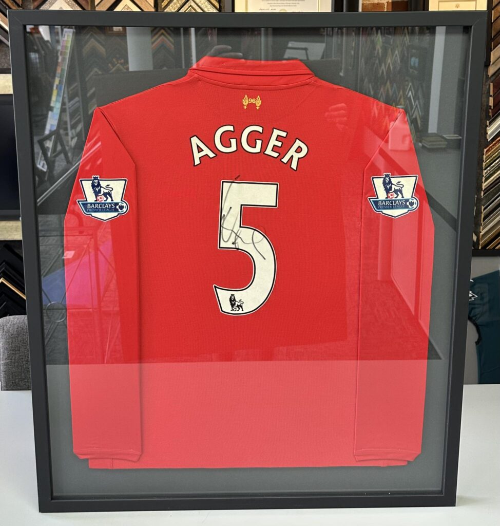 Daniel Aggers Custom Framed Jersey 