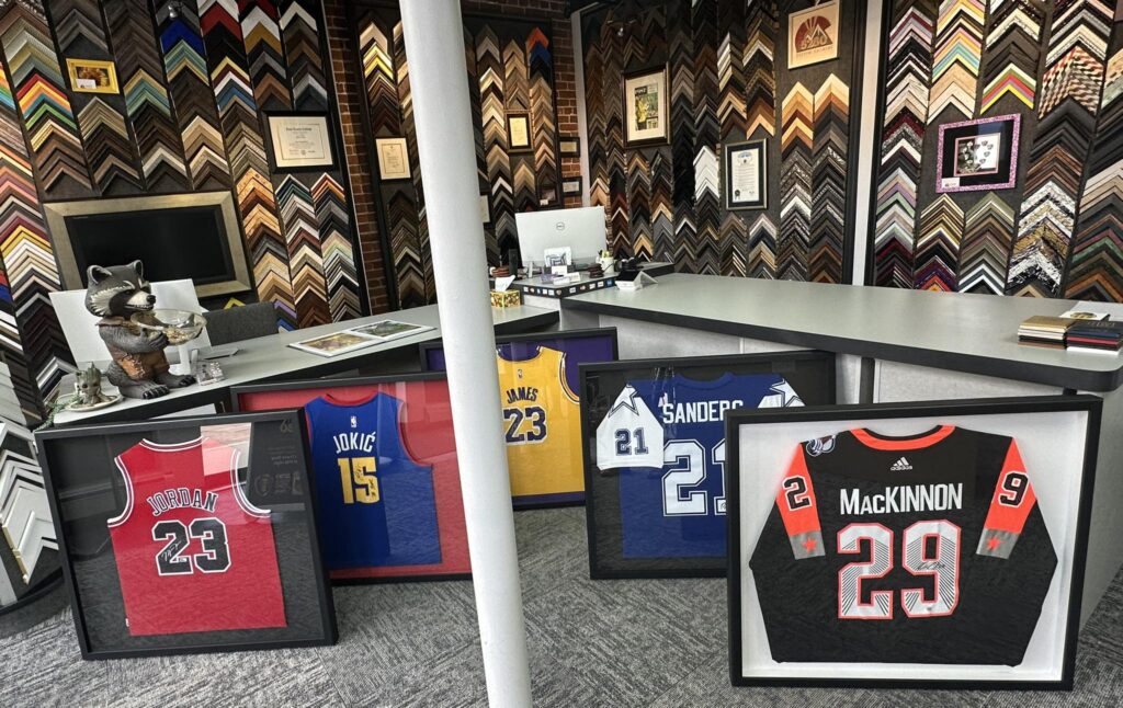 Denver Sports Jersey Framing 
