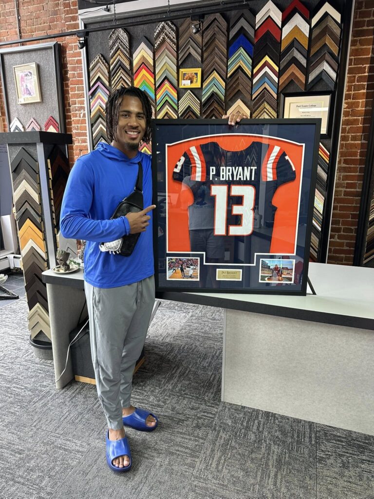 Framing for Pat Bryant of the Denver Broncos 