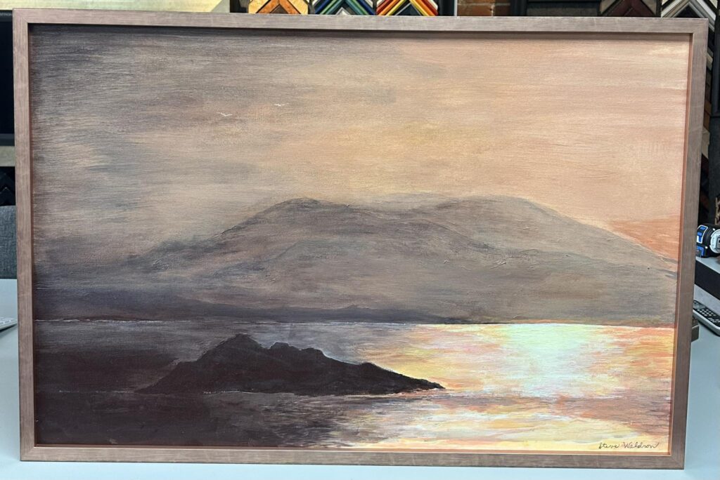 Custom Framed Painting on Canvas 