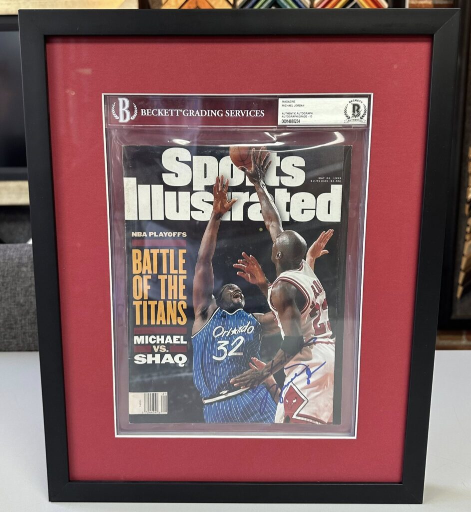 Custom Framed Sports Illustrated Magazines 