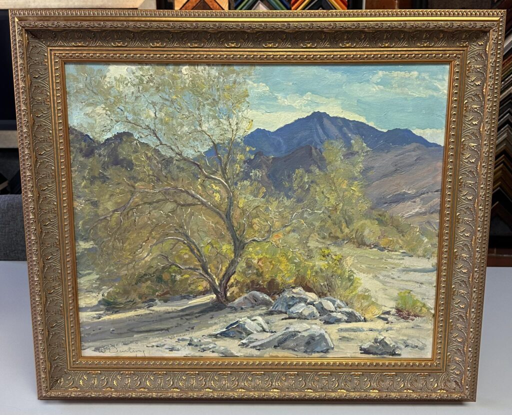 Custom Framed Painting for La Loma Restaurants