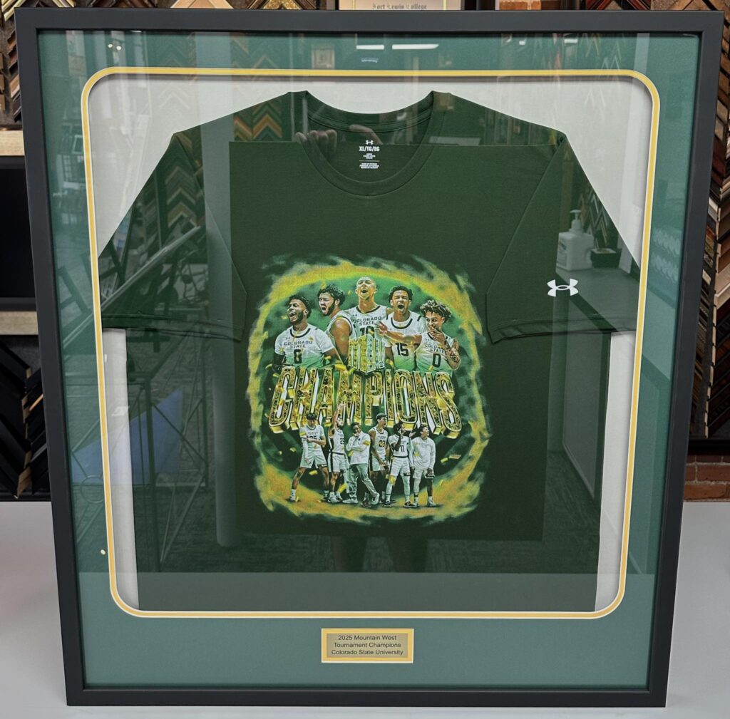 Custom Framed CSU Men's Basketball T-Shirt